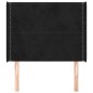 vidaXL Cabecero con orejas de terciopelo negro 103x16x118/128 cm vidaXL Cabecero con orejas de terciopelo negro 103x16x118/128 cm