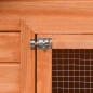 vidaXL Conejera madera maciza pino y abeto 310x70x87 cm vidaXL Conejera madera maciza pino y abeto 310x70x87 cm