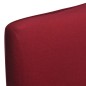 Funda para silla elástica recta 6 unidades burdeos Funda para silla elástica recta 6 unidades burdeos