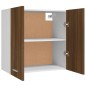 vidaXL Armario colgante madera ingeniería roble marrón 60x31x60 cm vidaXL Armario colgante madera ingeniería roble marrón 60x31x60 cm