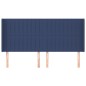 vidaXL Cabecero con orejas de tela azul 203x16x118/128 cm vidaXL Cabecero con orejas de tela azul 203x16x118/128 cm