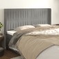 vidaXL Cabecero con orejas de terciopelo gris claro 183x16x118/128 cm vidaXL Cabecero con orejas de terciopelo gris claro 183x16x118/128 cm