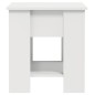 vidaXL Mesa de centro madera contrachapada blanco 101x49x52 cm vidaXL Mesa de centro madera contrachapada blanco 101x49x52 cm