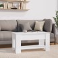 vidaXL Mesa de centro madera contrachapada blanco 101x49x52 cm vidaXL Mesa de centro madera contrachapada blanco 101x49x52 cm