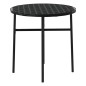 vidaXL Juego de comedor para jardín 3 piezas ratán sintético negro vidaXL Juego de comedor para jardín 3 piezas ratán sintético negro