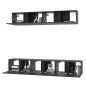 vidaXL Set de muebles para TV 5 piezas madera contrachapada negro