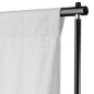 vidaXL Fondo telón de estudio fotográfico algodón blanco 500x300 cm vidaXL Fondo telón de estudio fotográfico algodón blanco 500x300 cm