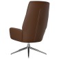 vidaXL Sillón de relax de cuero auténtico marrón vidaXL Sillón de relax de cuero auténtico marrón