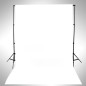 vidaXL Fondo telón de estudio fotográfico algodón blanco 500x300 cm vidaXL Fondo telón de estudio fotográfico algodón blanco 500x300 cm