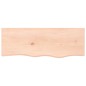 vidaXL Encimera de baño madera maciza sin tratar 80x30x(2-4) cm vidaXL Encimera de baño madera maciza sin tratar 80x30x(2-4) cm