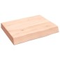 vidaXL Encimera de baño madera maciza sin tratar 40x30x(2-6) cm vidaXL Encimera de baño madera maciza sin tratar 40x30x(2-6) cm