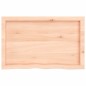vidaXL Encimera de baño madera maciza sin tratar 80x50x(2-4) cm vidaXL Encimera de baño madera maciza sin tratar 80x50x(2-4) cm