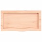 vidaXL Encimera de baño madera maciza sin tratar 60x30x(2-6) cm vidaXL Encimera de baño madera maciza sin tratar 60x30x(2-6) cm