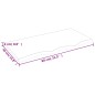 vidaXL Encimera de baño madera maciza tratada marrón claro 80x40x2 cm vidaXL Encimera de baño madera maciza tratada marrón claro 80x40x2 cm