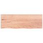 vidaXL Encimera baño madera maciza tratada marrón claro 80x30x(2-4) cm vidaXL Encimera baño madera maciza tratada marrón claro 80x30x(2-4) cm