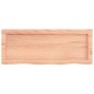 vidaXL Encimera baño madera maciza tratada marrón claro 80x30x(2-4) cm vidaXL Encimera baño madera maciza tratada marrón claro 80x30x(2-4) cm