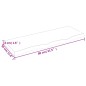 vidaXL Encimera baño madera maciza tratada marrón claro 80x30x(2-4) cm vidaXL Encimera baño madera maciza tratada marrón claro 80x30x(2-4) cm