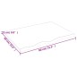 vidaXL Encimera de baño madera maciza sin tratar 80x60x2 cm vidaXL Encimera de baño madera maciza sin tratar 80x60x2 cm