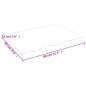 vidaXL Encimera baño madera maciza tratada marrón claro 80x60x(2-4) cm vidaXL Encimera baño madera maciza tratada marrón claro 80x60x(2-4) cm