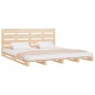 vidaXL Estructura de cama madera maciza de pino 150x200 cm vidaXL Estructura de cama madera maciza de pino 150x200 cm