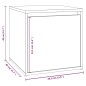 vidaXL Set de muebles de recibidor madera contrachapada roble ahumado vidaXL Set de muebles de recibidor madera contrachapada roble ahumado