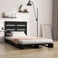 vidaXL Estructura de cama madera maciza pino negro 75x190 cm vidaXL Estructura de cama madera maciza pino negro 75x190 cm
