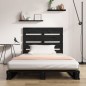 vidaXL Estructura de cama madera maciza pino negro 75x190 cm vidaXL Estructura de cama madera maciza pino negro 75x190 cm