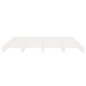 vidaXL Estructura de cama madera maciza de pino blanco 120x200 cm vidaXL Estructura de cama madera maciza de pino blanco 120x200 cm