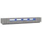vidaXL Set muebles TV con LEDs 3 pzas madera contrachapada gris Sonoma