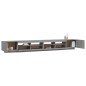 vidaXL Set muebles TV con LEDs 3 pzas madera contrachapada gris Sonoma