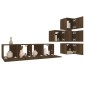 vidaXL Set de muebles para TV 6 pzas madera contrachapada roble marrón vidaXL Set de muebles para TV 6 pzas madera contrachapada roble marrón