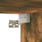 vidaXL Set de muebles de TV 2 pzas madera contrachapada roble ahumado