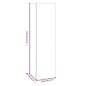 vidaXL Mueble TV 4 uds madera contrachapada marrón roble 30,5x30x110cm vidaXL Mueble TV 4 uds madera contrachapada marrón roble 30,5x30x110cm