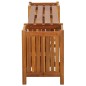 vidaXL Banco jardín con 2 maceteros madera maciza acacia 150x30x40 cm vidaXL Banco jardín con 2 maceteros madera maciza acacia 150x30x40 cm