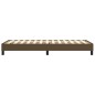 vidaXL Estructura de cama box spring tela marrón 90x200 cm vidaXL Estructura de cama box spring tela marrón 90x200 cm