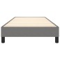 vidaXL Estructura de cama box spring tela gris oscuro 100x200 cm