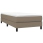 vidaXL Estructura de cama box spring tela gris taupe 80x200 cm vidaXL Estructura de cama box spring tela gris taupe 80x200 cm