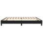 vidaXL Estructura de cama box spring tela negro 200x200 cm vidaXL Estructura de cama box spring tela negro 200x200 cm