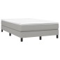 vidaXL Estructura de cama box spring tela gris claro 120x200 cm vidaXL Estructura de cama box spring tela gris claro 120x200 cm