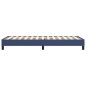 vidaXL Estructura de cama box spring tela azul 100x200 cm vidaXL Estructura de cama box spring tela azul 100x200 cm