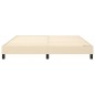 vidaXL Estructura de cama box spring tela color crema 180x200 cm vidaXL Estructura de cama box spring tela color crema 180x200 cm