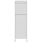 vidaXL Armario de baño madera contrachapada blanco brillo 30x30x95 cm vidaXL Armario de baño madera contrachapada blanco brillo 30x30x95 cm