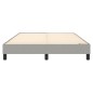 vidaXL Estructura de cama box spring tela gris claro 140x200 cm vidaXL Estructura de cama box spring tela gris claro 140x200 cm