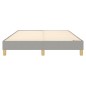 vidaXL Estructura de cama box spring tela gris claro 140x190 cm vidaXL Estructura de cama box spring tela gris claro 140x190 cm