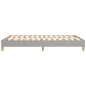 vidaXL Estructura de cama box spring tela gris claro 140x190 cm vidaXL Estructura de cama box spring tela gris claro 140x190 cm