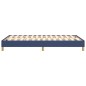 vidaXL Estructura de cama box spring tela azul 120x200 cm vidaXL Estructura de cama box spring tela azul 120x200 cm
