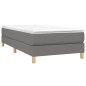 vidaXL Estructura de cama box spring tela gris oscuro 90x190 cm vidaXL Estructura de cama box spring tela gris oscuro 90x190 cm