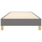 vidaXL Estructura de cama box spring tela gris oscuro 90x190 cm vidaXL Estructura de cama box spring tela gris oscuro 90x190 cm
