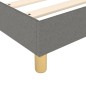 vidaXL Estructura de cama box spring tela gris oscuro 90x190 cm vidaXL Estructura de cama box spring tela gris oscuro 90x190 cm