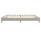 vidaXL Estructura de cama box spring tela gris claro 200x200 cm vidaXL Estructura de cama box spring tela gris claro 200x200 cm